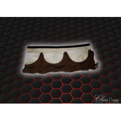 FRANGE BEIGE FILS MARRON