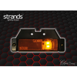 Lampe de marquage LED avec réflecteur 12-24V - Orange