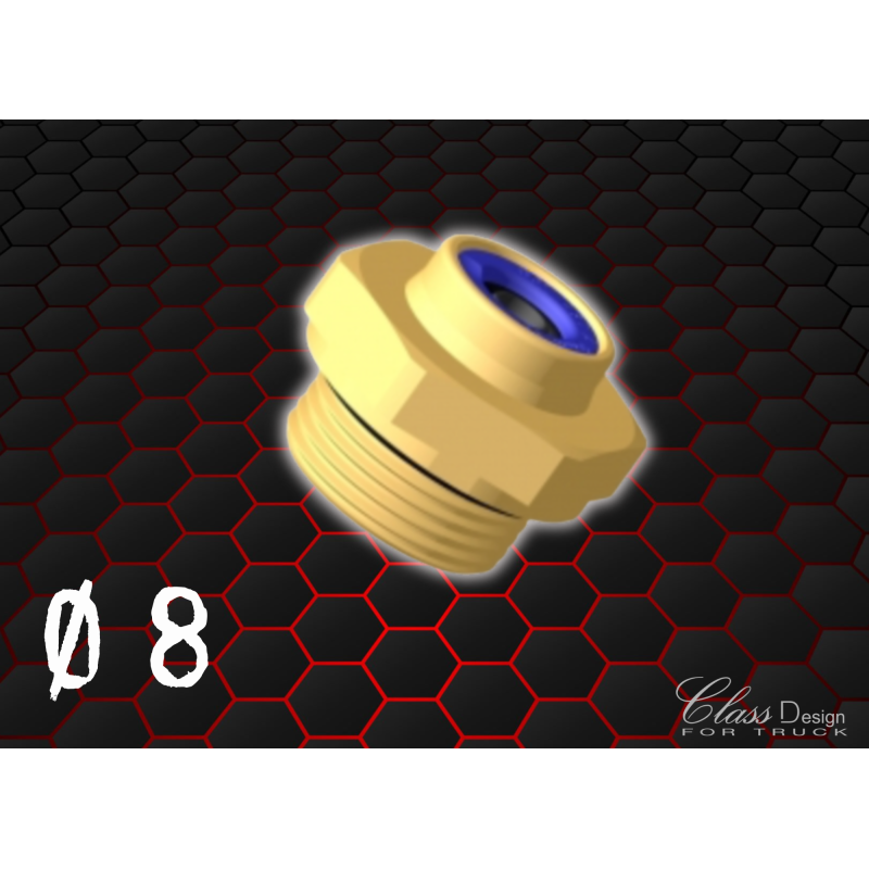 RACCORD D'AIR BOUTEILLE 8MM