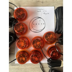 AFFAIRE DU JOUR - LOT DE 8 MODULES GYLLE ORANGE LED - ATTENTION DIODES EN LIGNE