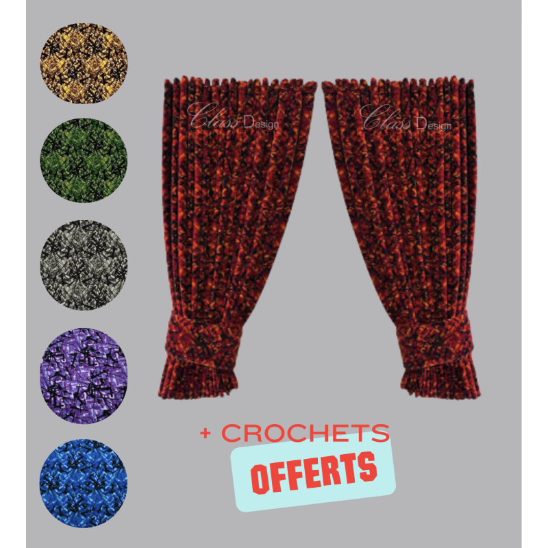 Kit rideaux de vitres universels Danois Complet