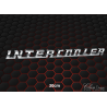Logo INTERCOOLER alu chromée - 30cm