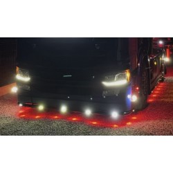 DÉPOT VENTE - Kit barres sous carénages + barre sous spoiler Scania NG - noir