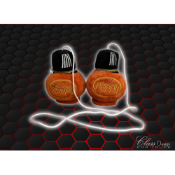 DÉ POPPY MARRON 8CM