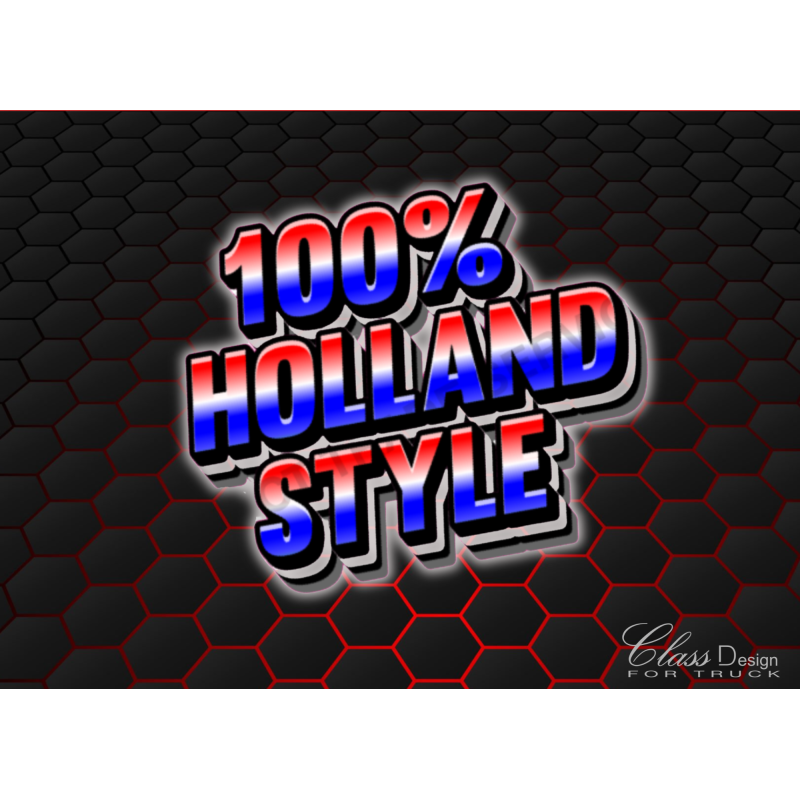 STICKERS 100% HOLLAND STYLE