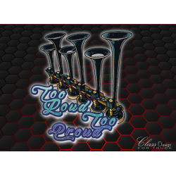 STICKERS TOO LOUD TOO PROUD