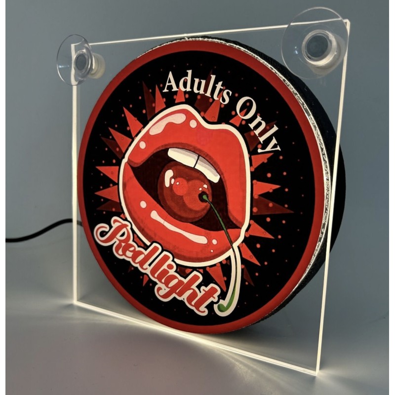 ENSEIGNE ADULT  allume cigare 17x17cm - 12/24V