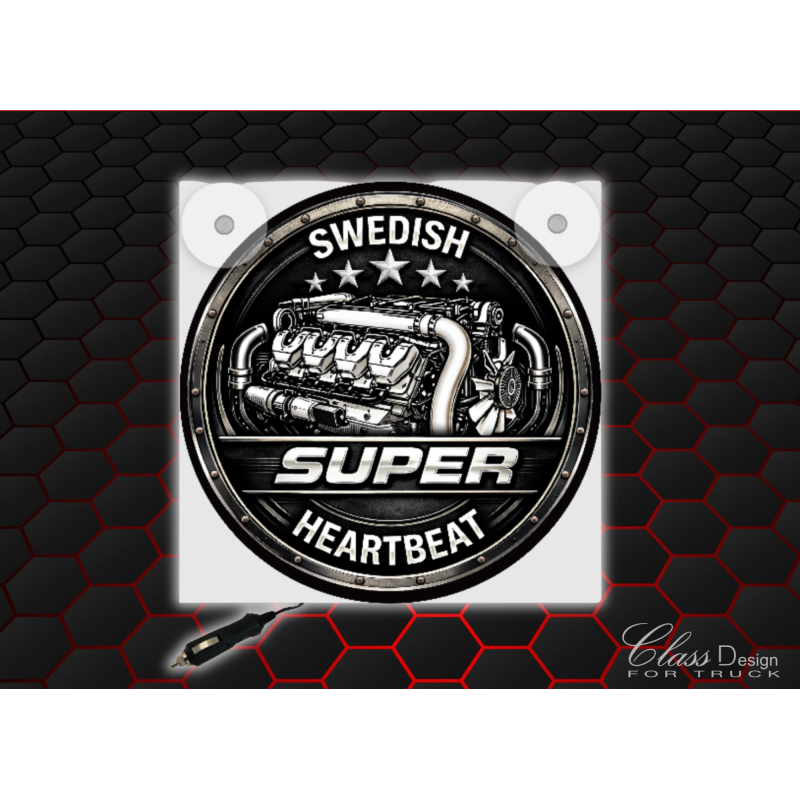 ENSEIGNE LUMINEUSE SWEDISH HEARTBEAT LIGHTERPLUG