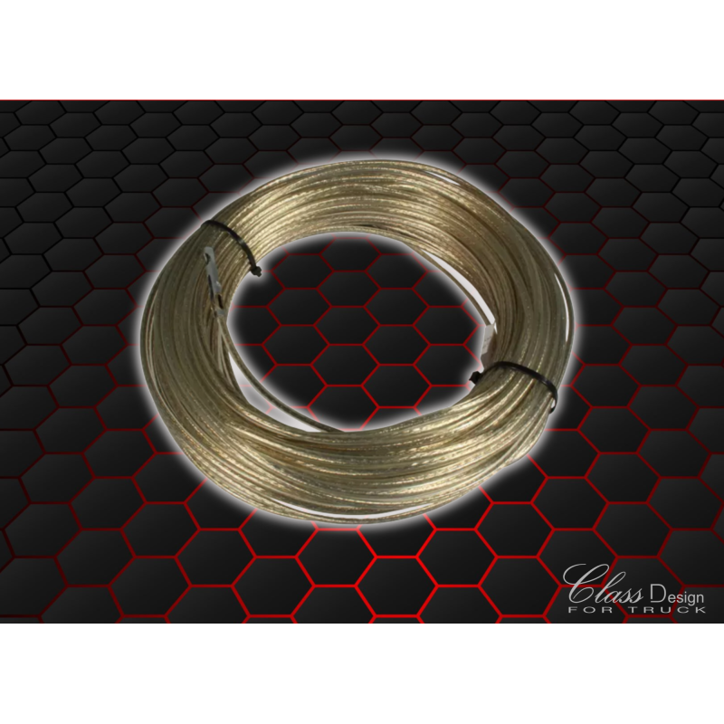 Câble de Tir 6 mm complet, longueur 48m pour remorque