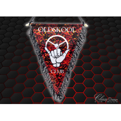 FANION OLD SKOOL CLUB DANOIS ROUGE