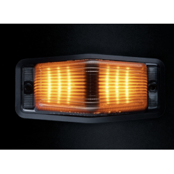 DOUBLE AMPOULE À LED TEINTÉ - ORANGE/BLANC - IZE LED