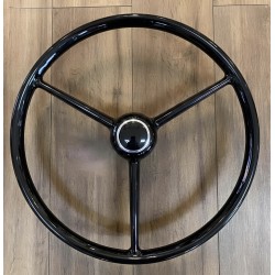 VOLANT 3 BRANCHES - 50CM - NOIR VOLVO FH4/5