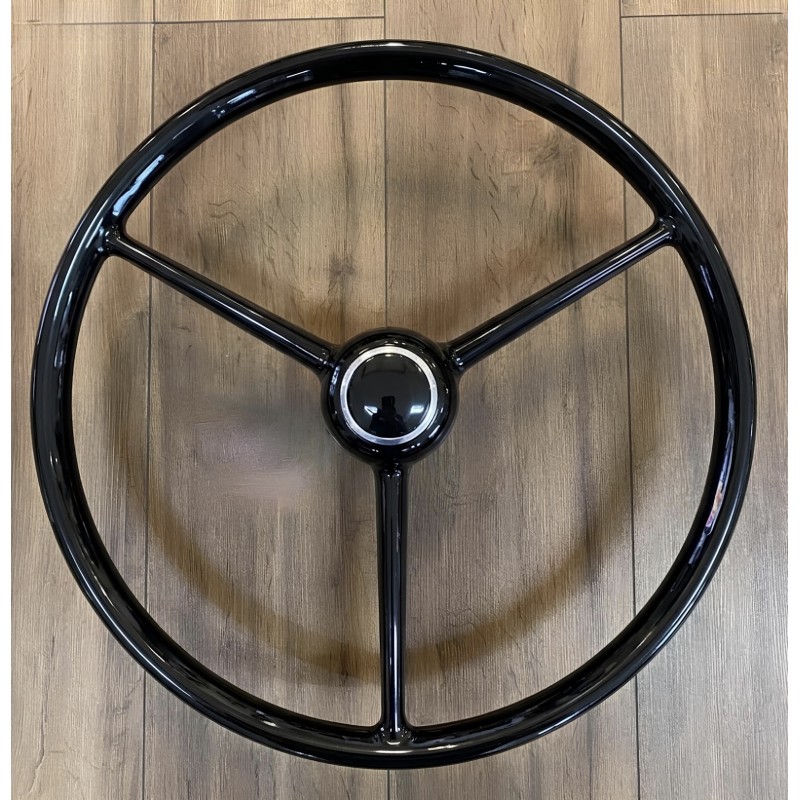 VOLANT 3 BRANCHES - 50CM - NOIR VOLVO FH4/5