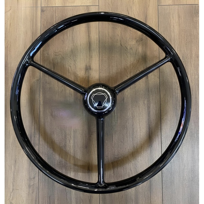 VOLANT 3 BRANCHES - 50CM - NOIR SCANIA NG R/S + R-SÉRIE