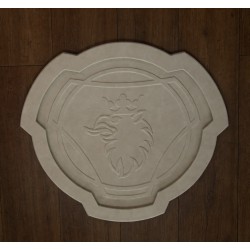 FOND DE CABINE SIMILI CUIR BEIGE ÉCLAIRAGE ROUGE SCANIA VABIS