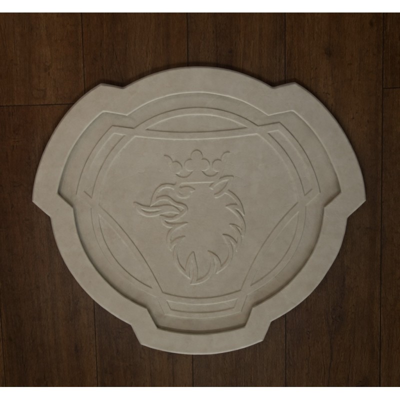 FOND DE CABINE SIMILI CUIR BEIGE ÉCLAIRAGE ROUGE SCANIA VABIS