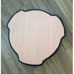 FOND DE CABINE SIMILI CUIR NOIR ÉCLAIRAGE ROUGE SCANIA VABIS