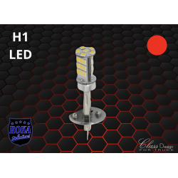Ampoule H1 LED - Rouge 10W - 24V