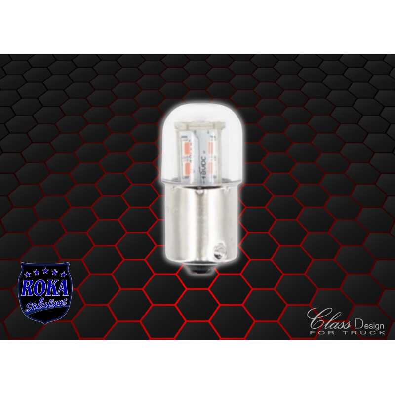 BA15S LED 5W 10-48V - BLANC FROID