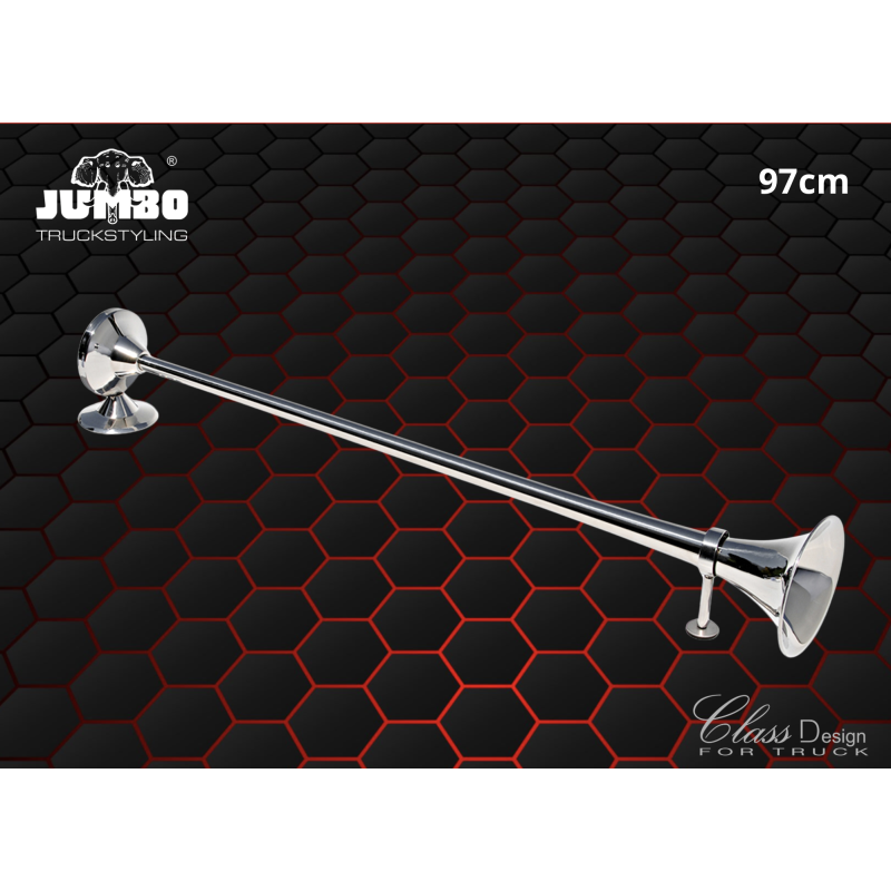 Trompe chromée JUMBO 97cm