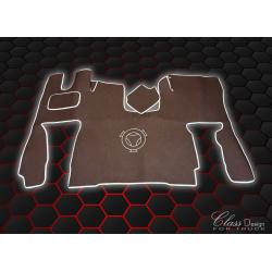 TAPIS CAPOT MOTEUR SCANIA NG S - LISSE - PNEUMATIC - DELUXE MARRON/BEIGE