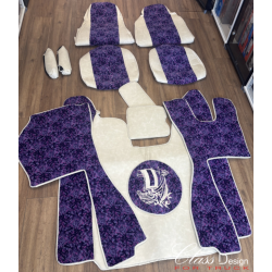 VENTE FLASH ! TAPIS CAPOT MOTEUR - SCANIA R 2013 HIGHT LINE - BOITE AUTO - PNEUMATIC - BEIGE/DANOIS VIOLET