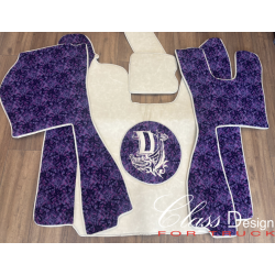 VENTE FLASH ! TAPIS CAPOT MOTEUR - SCANIA R 2013 HIGHT LINE - BOITE AUTO - PNEUMATIC - BEIGE/DANOIS VIOLET