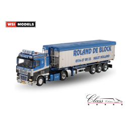 ROLAND DE BLOCK DAF 95XF SPACE CAB 4X2 TIPPER VOLUME TRAILER - 3 AXLE