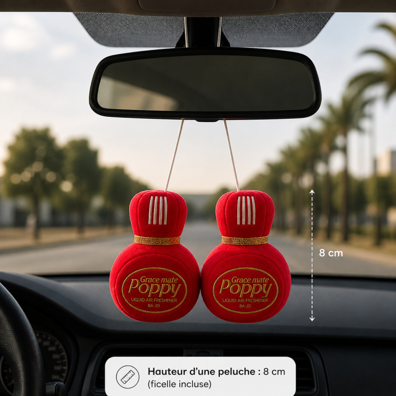 MINI DÉS POPPY PELUCHE ROUGE