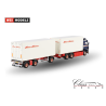 KLAUS NIELSEN SCANIA 3 SERIES 6X2 TAG AXLE RIGED BOX TRUCK DRAWBAR TRAILER - 6 AXLE