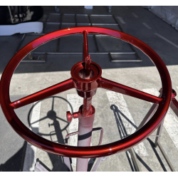 Volant 3 Branches 50cm - Scania NG/R-Série - Red Metallic - Moyeu intégré