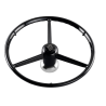 VOLANT 3 BRANCHES NOIR GRIFFON 53CM - SCANIA R-Série / NG