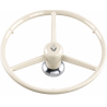 Volant 3 branches 53cm - Blanc - RENAULT (compatible VOLVO FH4/5/Aéro)