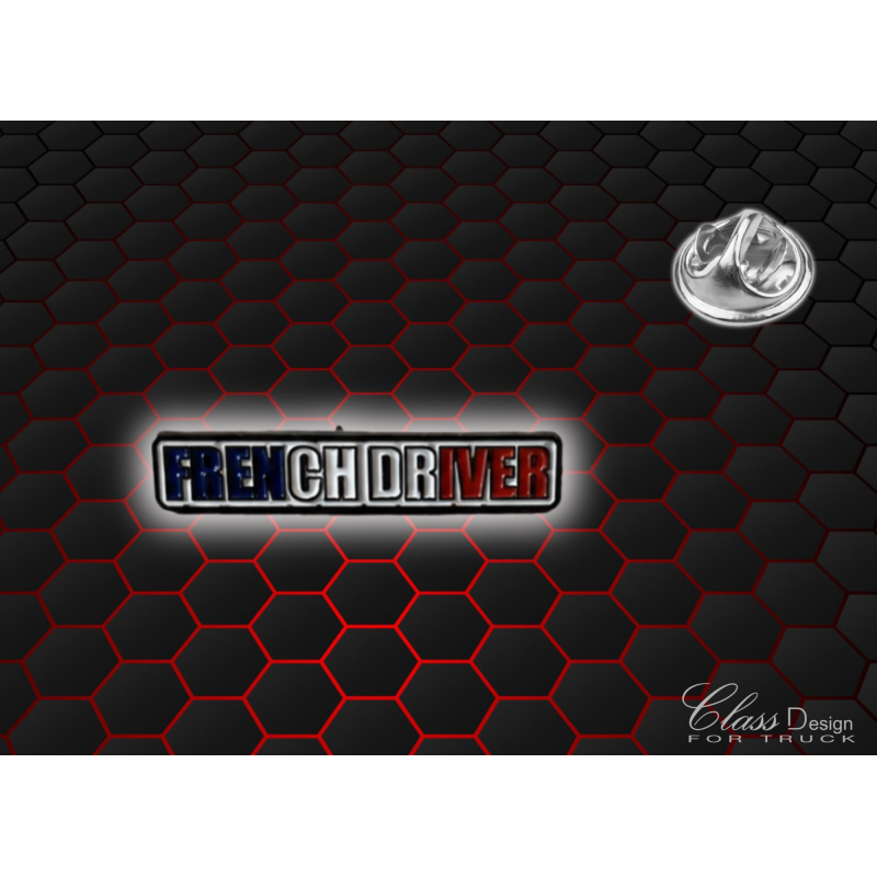 PIN'S FRENCHDRIVER BLEU BLANC ROUGE - 59