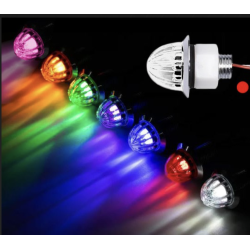 Mini-feu LED Nedking « Watermelon » – Rouge avec lentille transparente