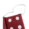 DÉPÔT VENTE - DÉS ALCANTARA ROUGE, SUPPORT COURT GYLLE, FEUX BOREMAN BLANC