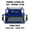 VISIÈRE ROUND SCANIA NG 35CM - SANS FEUX