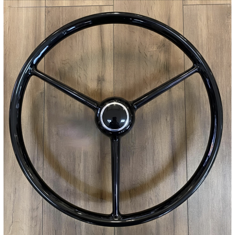 VOLANT 3 BRANCHES - 50CM - NOIR SCANIA NG R/S + R-SÉRIE