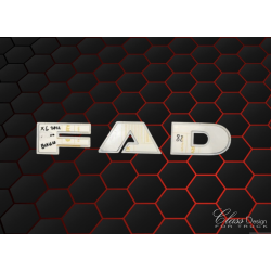 Logo de calandre PlexiGlass Noir pour DAF 2022 Illuminé