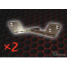 Supports de feux longues portées en INOX pour Visière Volvo FH4/5