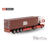 FERDI VAN DEN HEUVEL SCANIA 4 SERIES TOPLINE 4X2 FLEX CONTAINER TRAILER - 3 AXLE + 40FT CONTAINER
