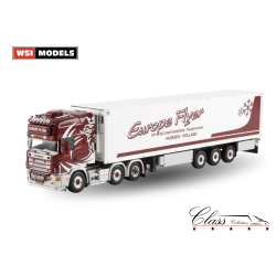 EUROPE FLYER SCANIA 4 SERIES TOPLINE 6X2 TWIN STEER REEFER TRAILER - 3 AXLE