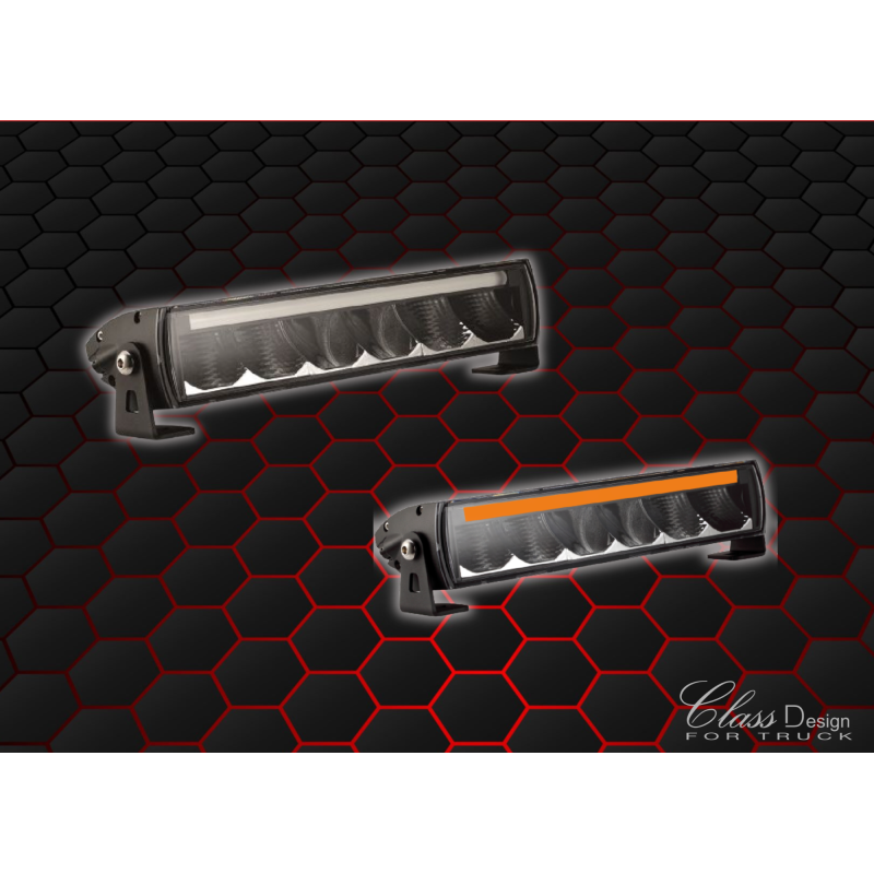 Rampe de travail à Leds L 324 mm avec veilleuse effet néon éclairage blanc / orange