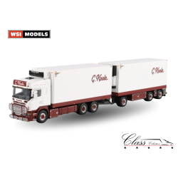 G. KOOLE SCANIA R5 HIGHLINE RIGED REEFER TRUCK DRAWBAR TRAILER