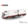G. KOOLE SCANIA R5 HIGHLINE RIGED REEFER TRUCK DRAWBAR TRAILER