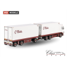 G. KOOLE SCANIA R5 HIGHLINE RIGED REEFER TRUCK DRAWBAR TRAILER