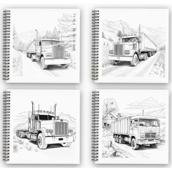 LIVRE DE COLORIAGE CAMION