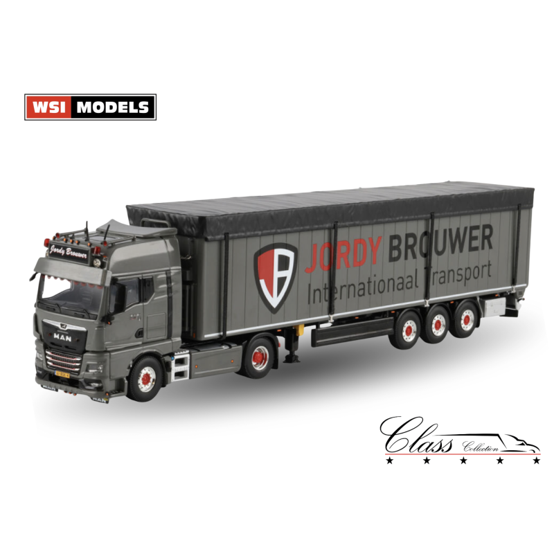 JORDY BROUWER TRANSPORT MAN TGX GX 4X2 VOLUME TRAILER - 3 AXLE