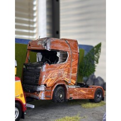 Lot WSI Dépanneuse Volvo + Scania accidenté