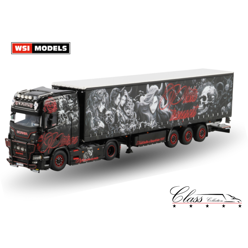 PLUTA SCANIA S HIGHLINE CS20H 4X2 CURTAINSIDE TRAILER - 3 AXLE